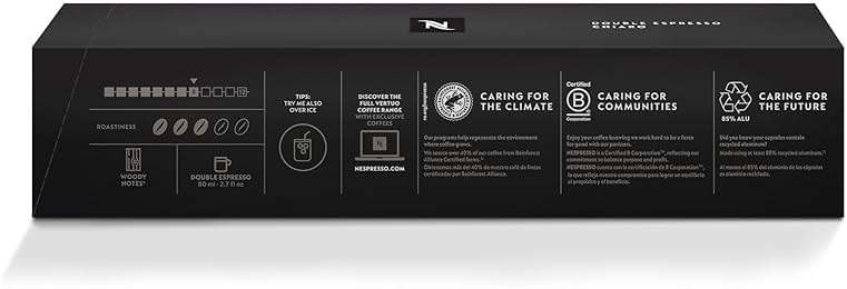 Nespresso Capsules Vertuo, Double Espresso Chiaro, Medium Roast Espresso Coffee, 30-Count Coffee Pods, Brews 2.7oz. - Image 9