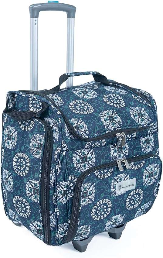 Handy Sandy Crafter’s Tote Bag Organizer, Storage Bag for Craft Supply, and Scrapbooking Carrier w/Handle and Wheels - Image 6