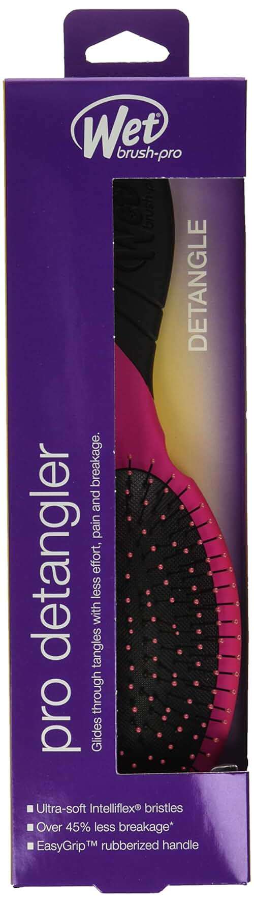 Wet Brush Pro Detangler Hair Brush – Pink | IntelliFlex & HeatFlex Bristles | Pain-Free Styling for Wet or Dry Hair | Safe for Blow Drying | For All Hair Types, Extensions & Wigs - Image 2