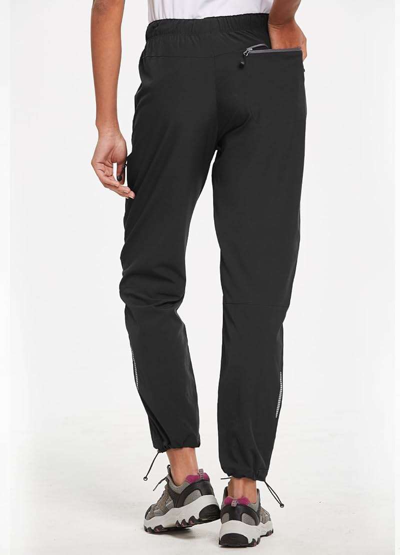 baleaf Women's Hiking Pants Quick Dry Lightweight Water Resistant Elastic Waist Cargo Pants for All Seasons - Image 3