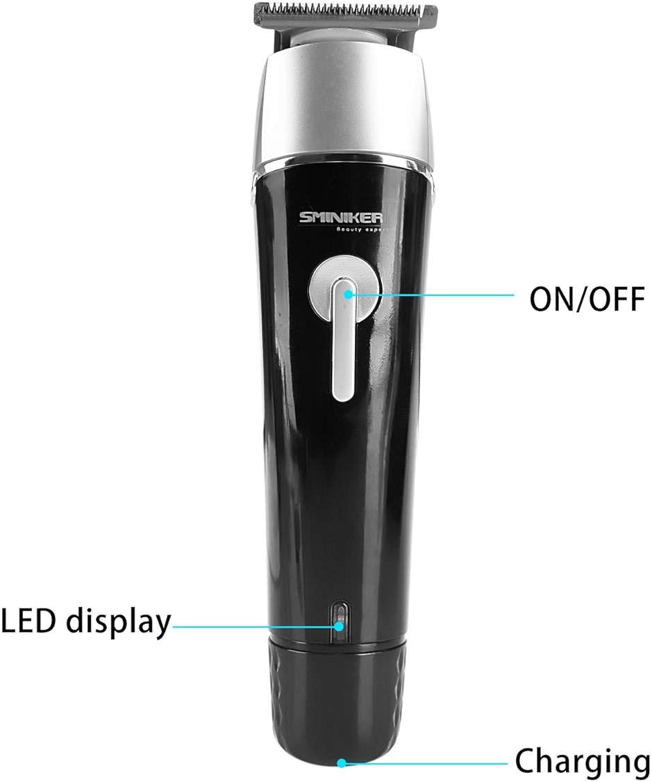 SMINIKER Professional 5 in 1 Multi-functional Waterproof Man's Grooming Kit Hair Clippers Beard Trimmer Kit Body Groomer Kit of Mustache Trimmer Nose Hair Trimmer Precision Trimmer - Image 4