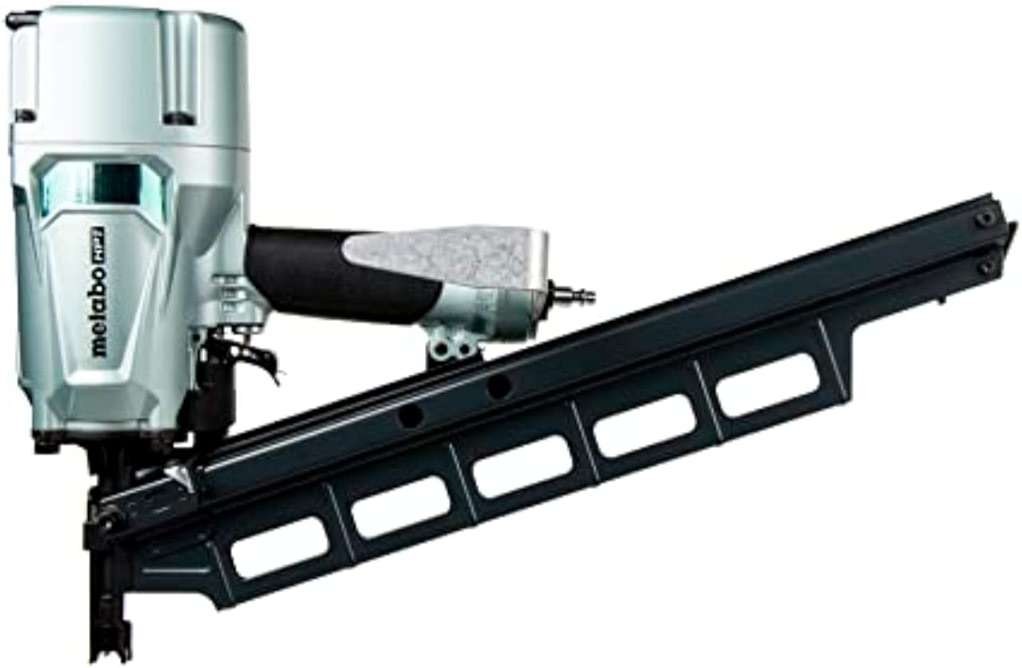 Metabo HPT Framing Nailer, Pro-Preferred Pneumatic Power Nailer & Framing Tool For Flooring, Roof Decking & More, Rapid Response Cylinder Valve, 21° 2" to 3-1/4" Plastic Collated Nails, NR83A5(S) - Image 1