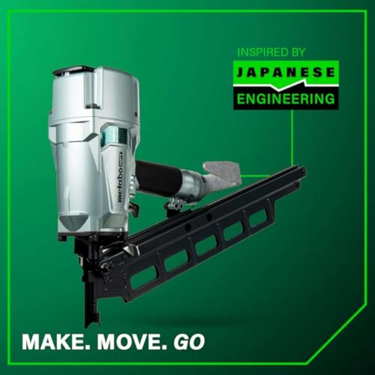 Metabo HPT Framing Nailer, Pro-Preferred Pneumatic Power Nailer & Framing Tool For Flooring, Roof Decking & More, Rapid Response Cylinder Valve, 21° 2" to 3-1/4" Plastic Collated Nails, NR83A5(S) - Image 13