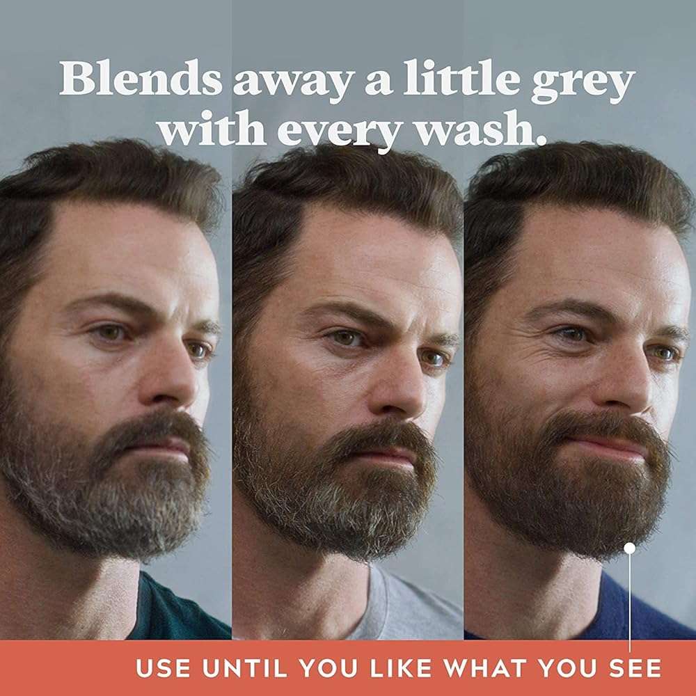 Just for Men Control GX Grey Reducing Beard Wash with Keratin, 4 Fl Oz (Packaging May Vary) - 6 Pack - Image 2