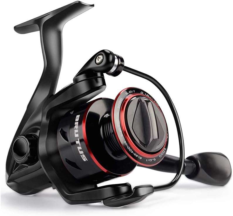 KastKing Brutus Spinning Reel, Freshwater Spinning Fishing Reels, Graphite Frame, CNC Aluminum Spool, 5.2:1 Gear Ratio, 4+1 Ball Bearings - Image 1