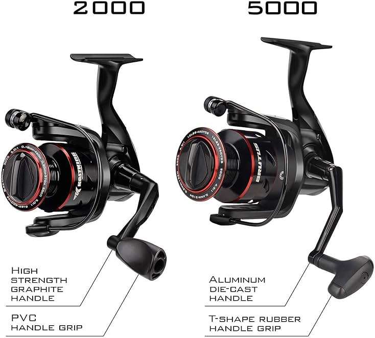 KastKing Brutus Spinning Reel, Freshwater Spinning Fishing Reels, Graphite Frame, CNC Aluminum Spool, 5.2:1 Gear Ratio, 4+1 Ball Bearings - Image 5