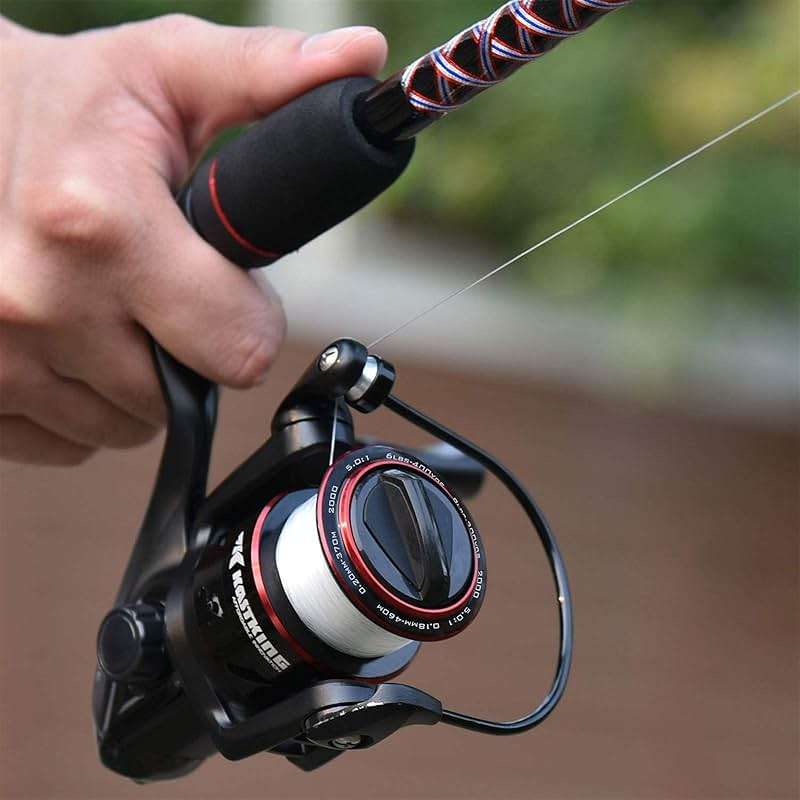 KastKing Brutus Spinning Reel, Freshwater Spinning Fishing Reels, Graphite Frame, CNC Aluminum Spool, 5.2:1 Gear Ratio, 4+1 Ball Bearings - Image 7