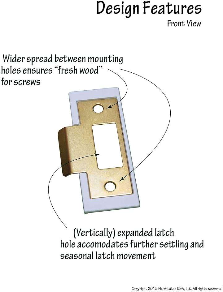 Fix-A-Latch Interior 2-Pack with Satin Nickel Finish - Image 4