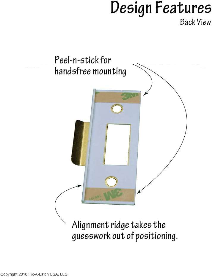 Fix-A-Latch Interior 2-Pack with Satin Nickel Finish - Image 5