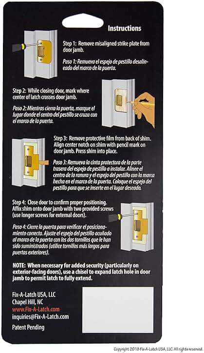 Fix-A-Latch Interior 2-Pack with Satin Nickel Finish - Image 7