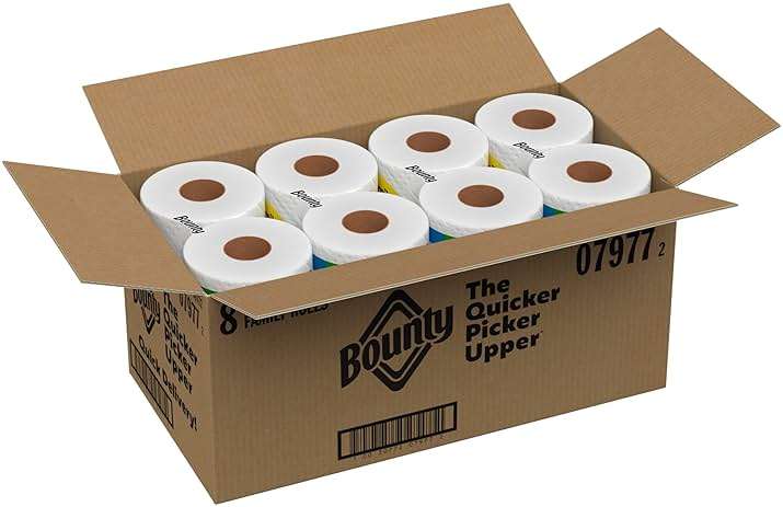 Bounty Quick Size Paper Towels, White, 8 Family Rolls - Image 11