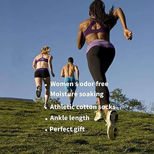 MAGIARTE Womens Cotton Ankle Socks Low Cut Athletic Casual Mutil Color No Show Running Socks for Women - Image 7