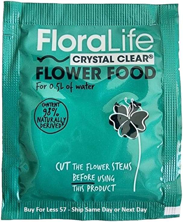 Cut Flower Food Floralife Crystal Clear Powdered 5gr Packets Fresh Stock, Fresh Cut Flowers Clear Formula Hydrate Nourish by Buy for Less 57 (400) - Image 3