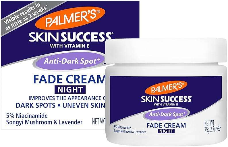 Palmer's Skin Success Anti-Dark Spot Nighttime Fade Cream with Retinol & Niacinamide, Dark Spot Corrector for Face, Night Moisturizer Helps Reduce Dark Spots, Fine Lines & Wrinkles, 2.7 Ounce - Image 1