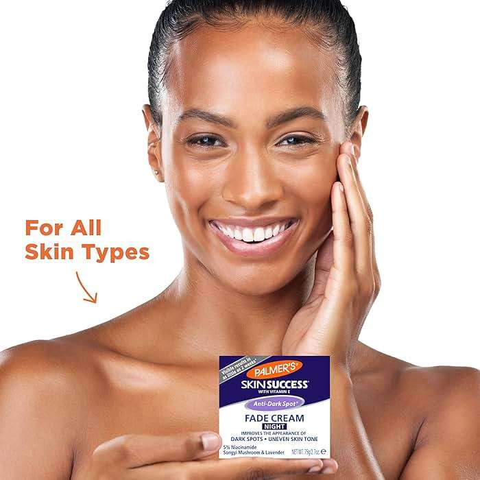 Palmer's Skin Success Anti-Dark Spot Nighttime Fade Cream with Retinol & Niacinamide, Dark Spot Corrector for Face, Night Moisturizer Helps Reduce Dark Spots, Fine Lines & Wrinkles, 2.7 Ounce - Image 4
