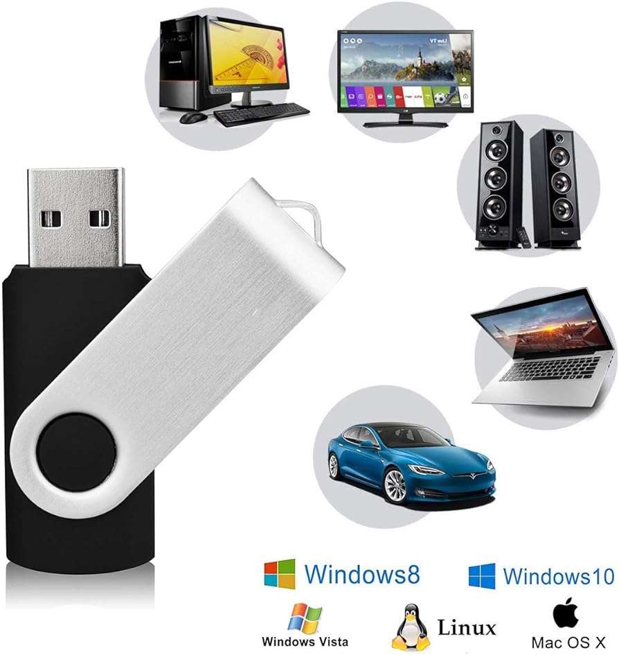 KEXIN 10 Pack 32GB Flash Drive USB Drive Memory Stick Thumb Drive, Black USB 2.0 - Image 2