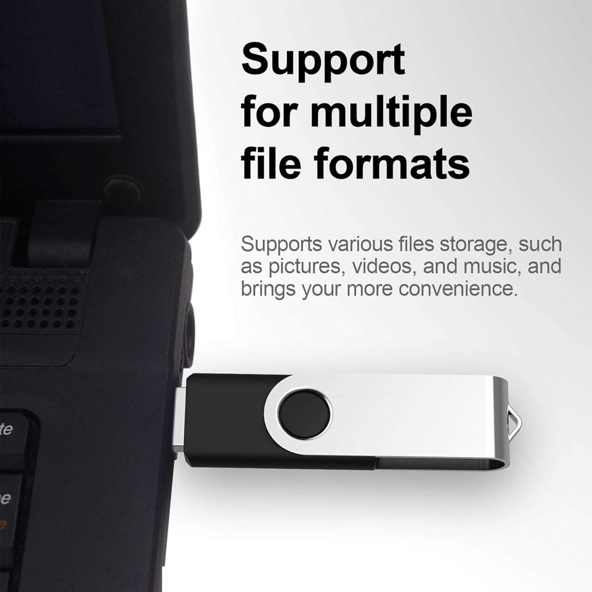 KEXIN 10 Pack 32GB Flash Drive USB Drive Memory Stick Thumb Drive, Black USB 2.0 - Image 3