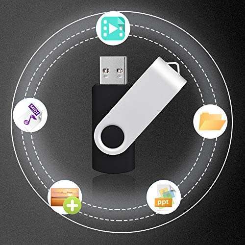 KEXIN 10 Pack 32GB Flash Drive USB Drive Memory Stick Thumb Drive, Black USB 2.0 - Image 6