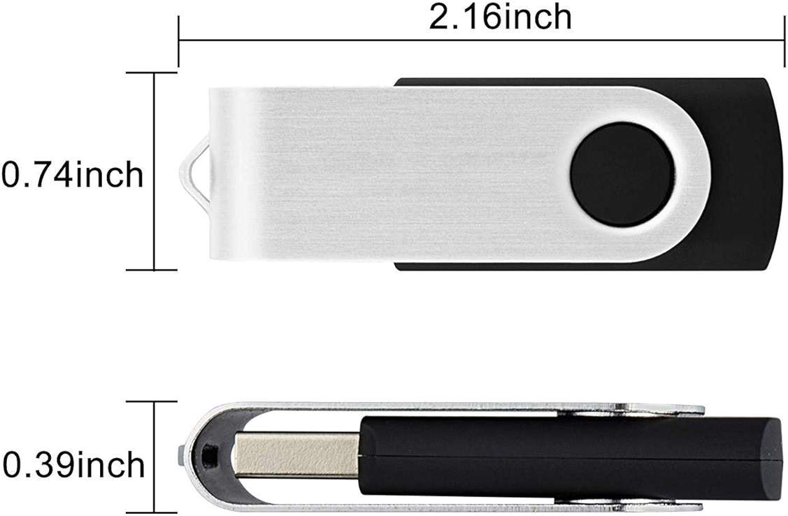 KEXIN 10 Pack 32GB Flash Drive USB Drive Memory Stick Thumb Drive, Black USB 2.0 - Image 8