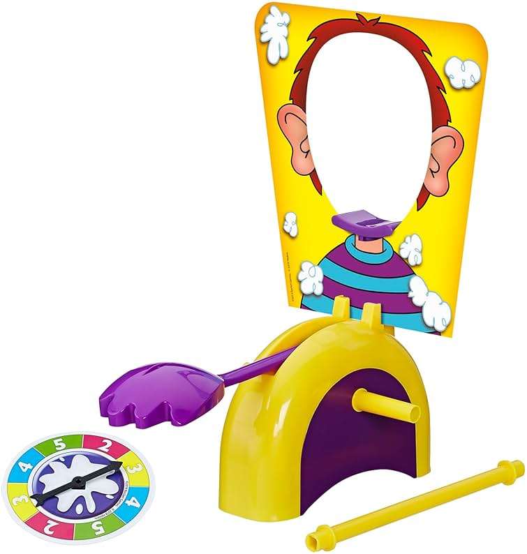 Hasbro Gaming Pie Face Game | Whipped Cream Family Board Game for Kids | Ages 5 and Up | for 2 or More Players | Funny Preschool Games | Kids Gifts - Image 5