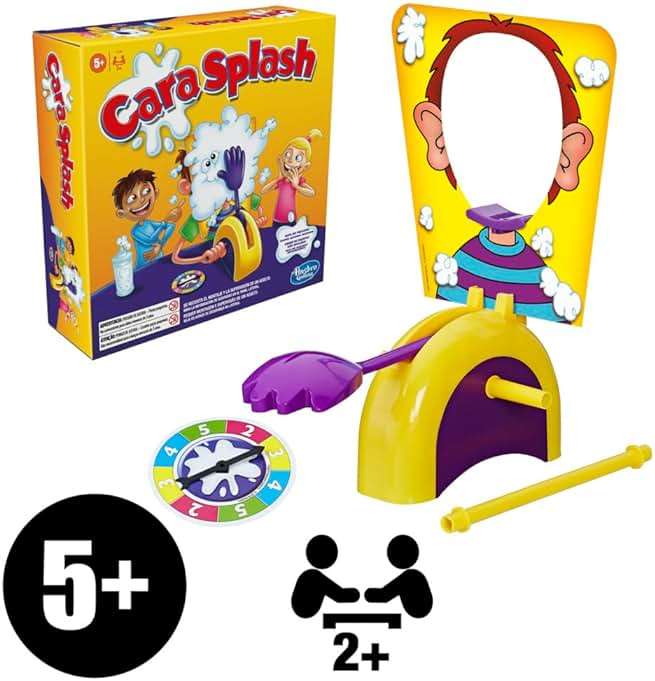 Hasbro Gaming Pie Face Game | Whipped Cream Family Board Game for Kids | Ages 5 and Up | for 2 or More Players | Funny Preschool Games | Kids Gifts - Image 7
