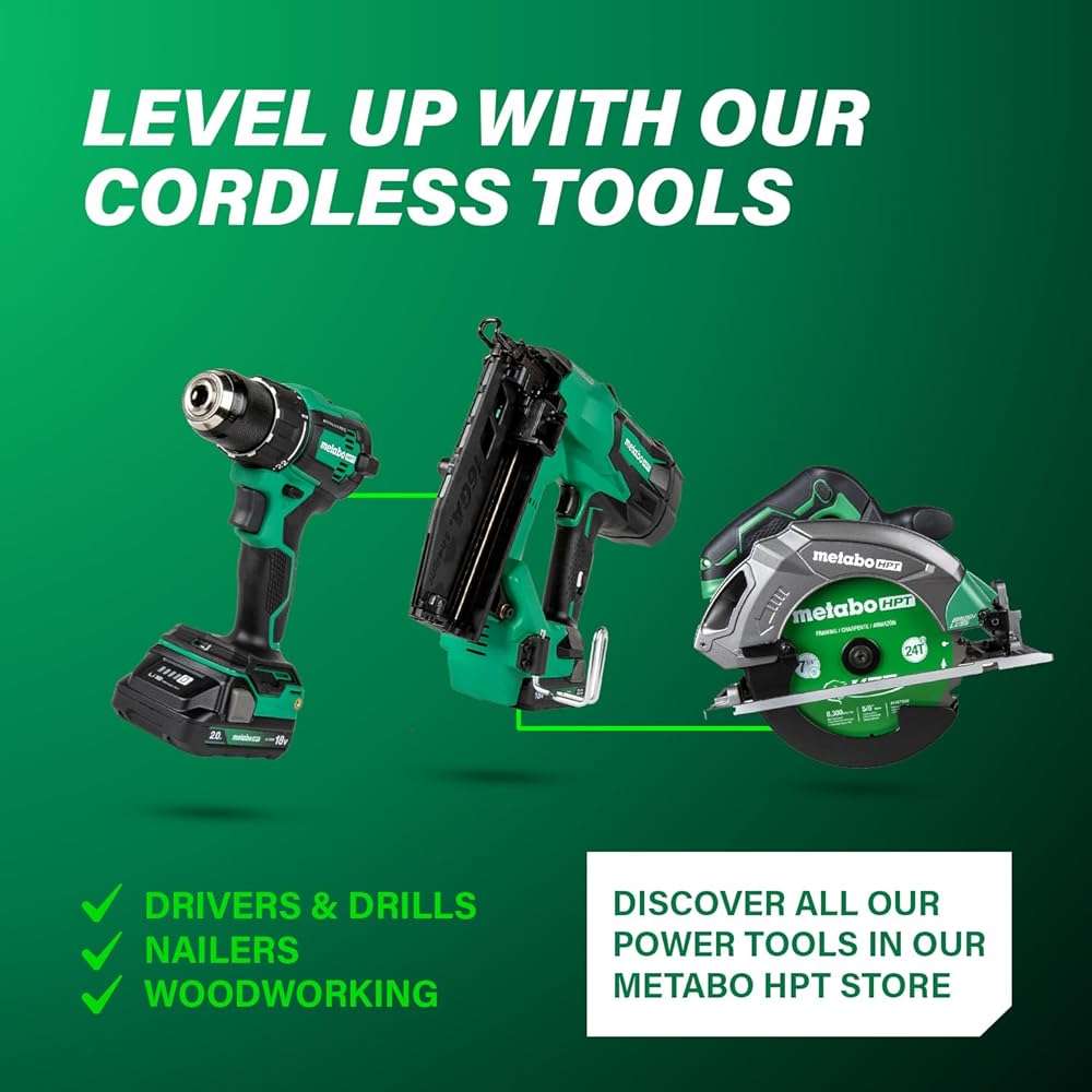 Metabo HPT Framing Nailer, Pro-Preferred Framing Tool for Flooring, Truss Build-Up, Roof Decking, and Housing Construction, Quick Switch Nailing, 3-1/2" 30° Paper Collated Nails, NR90ADS1 - Image 12