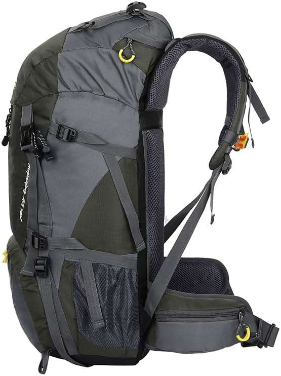 WoneNice 50L(45+5) Waterproof Hiking Backpack - Outdoor Sport Daypack with Rain Cover - Image 2