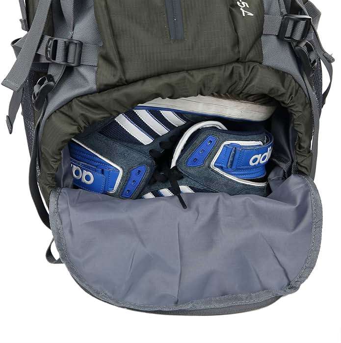 WoneNice 50L(45+5) Waterproof Hiking Backpack - Outdoor Sport Daypack with Rain Cover - Image 4