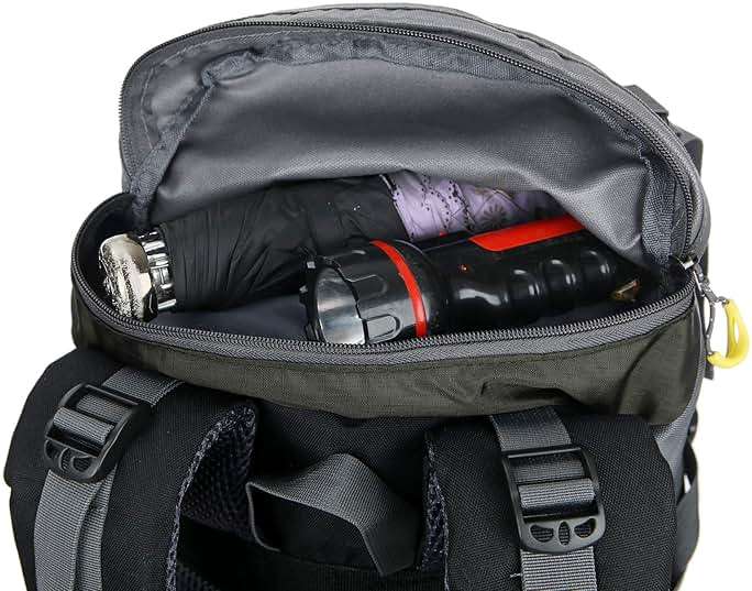WoneNice 50L(45+5) Waterproof Hiking Backpack - Outdoor Sport Daypack with Rain Cover - Image 6