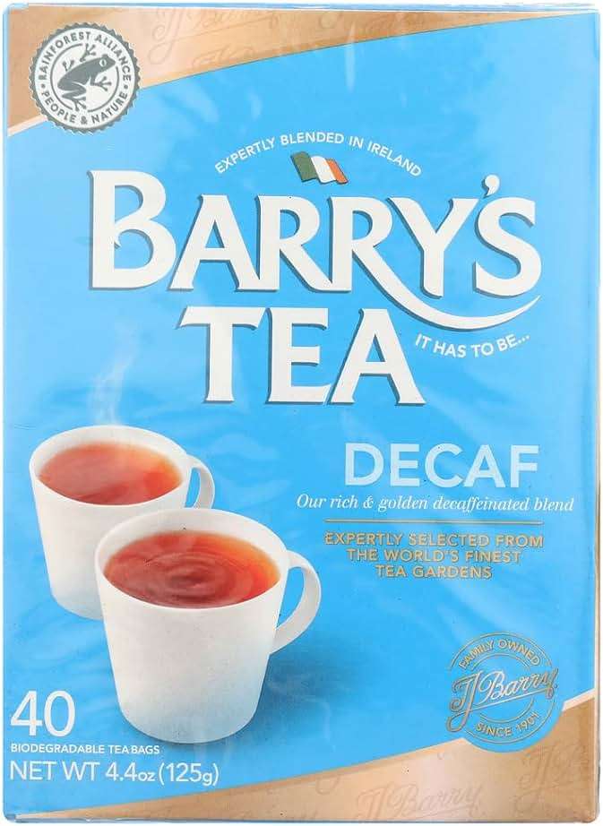 Barrys Tea Decaffeinated 40 bag x 2 (250g) (80 count) - Image 1