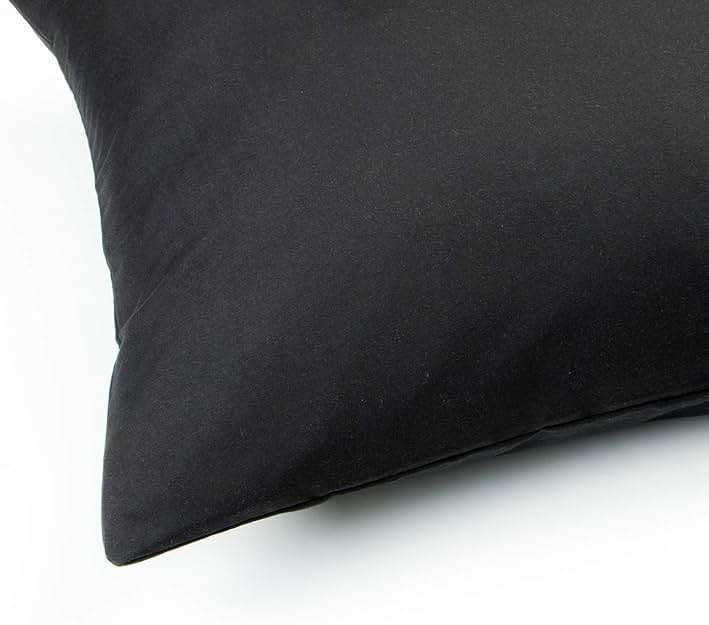 FLXXIE Pillow Cases Queen, Soft Microfiber Pillow Covers with Envelope Closure, Wrinkle Resistant Pillowcases, 2 Piece Set, 20x30, Black - Image 4
