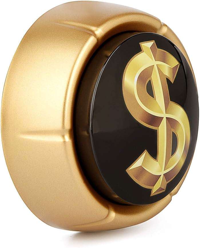 The Monocle Breakers Cash Register Sound Button – Loud Cha Ching Money Noise Push Button – Funny Gold Desk Toy Office Gift – Batteries Included - Image 5