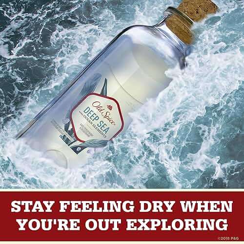 Old Spice Invisible Solid Antiperspirant Deodorant for Men, Deep Sea with Ocean Elements Scent, 2.6 Fluid Ounce (Pack of 12) - Image 4