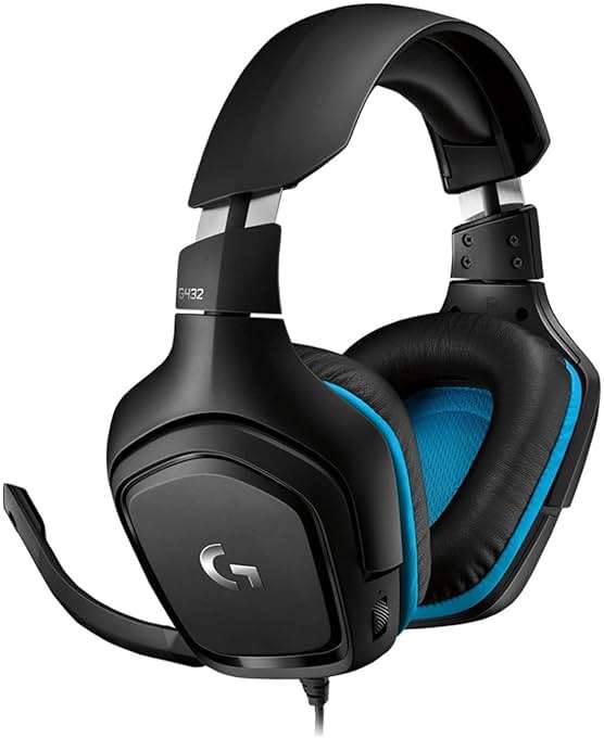 Logitech G432 Wired Gaming Headset, 7.1 Surround Sound, DTS Headphone:X 2.0, 50 mm Audio Drivers, USB and 3.5 mm Jack, Flip-to-Mute Mic, PC, Black - Image 2