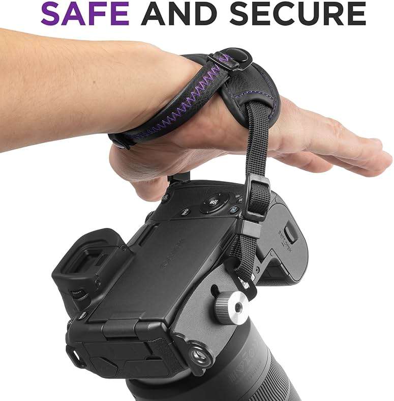 Altura Photo Camera Wrist Strap - Padded Camera Hand Strap with Secure Tether, Rapid Fire Grip for DSLR, Mirrorless Canon Nikon Sony Fujifilm Olympus Panasonic Cameras - Image 2