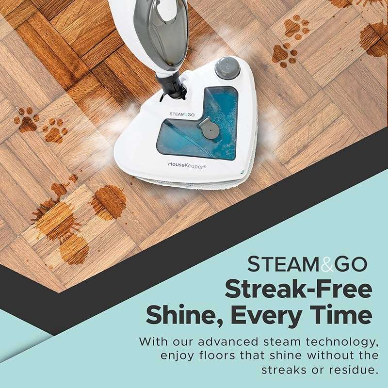 Steam & Go 10-in-1 Multi-Surface Steam Mop - Deep Clean with Heat - Image 7
