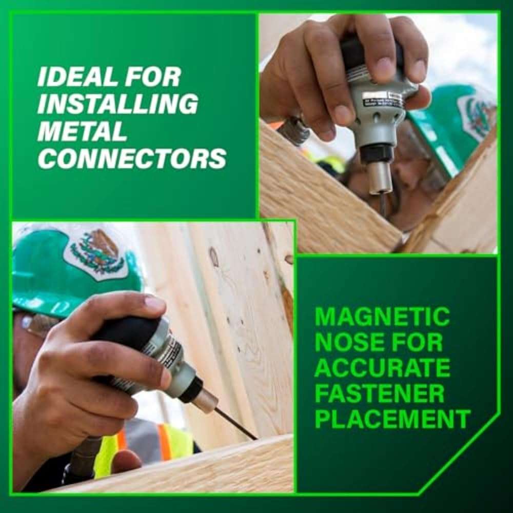 Metabo HPT Palm Nailer, Pro-Preferred Pneumatic Power Nailers, Palm Tool for Joist Hangers & Connectors, Magnetic Nose for Precise Fastening, 360° Swivel Plug, 2-1/2″ to 3-1/2″ Bulk Fasteners, NH90AB - Image 3