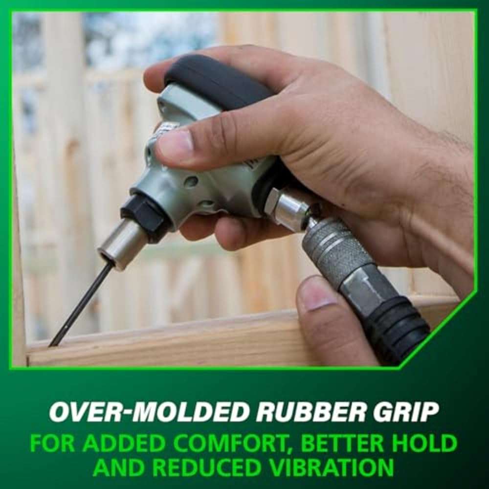 Metabo HPT Palm Nailer, Pro-Preferred Pneumatic Power Nailers, Palm Tool for Joist Hangers & Connectors, Magnetic Nose for Precise Fastening, 360° Swivel Plug, 2-1/2″ to 3-1/2″ Bulk Fasteners, NH90AB - Image 6