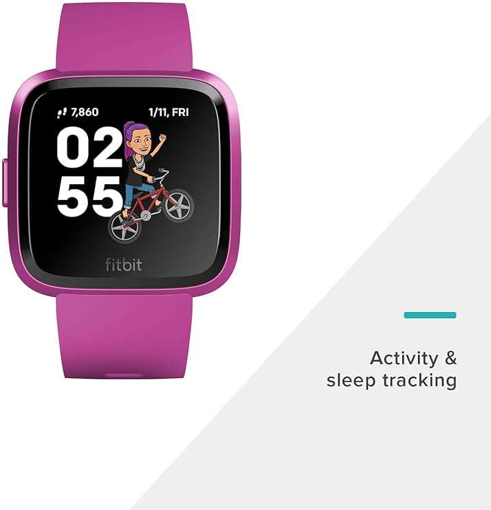 Fitbit Versa Lite Edition Smart Watch, One Size (S and L Bands Included), 1 Count - Image 2