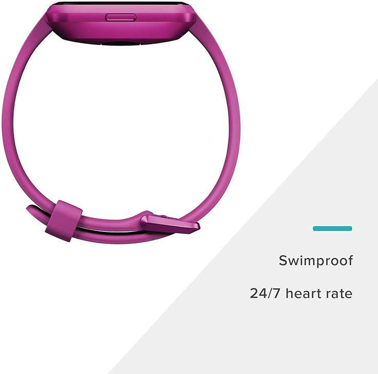 Fitbit Versa Lite Edition Smart Watch, One Size (S and L Bands Included), 1 Count - Image 3