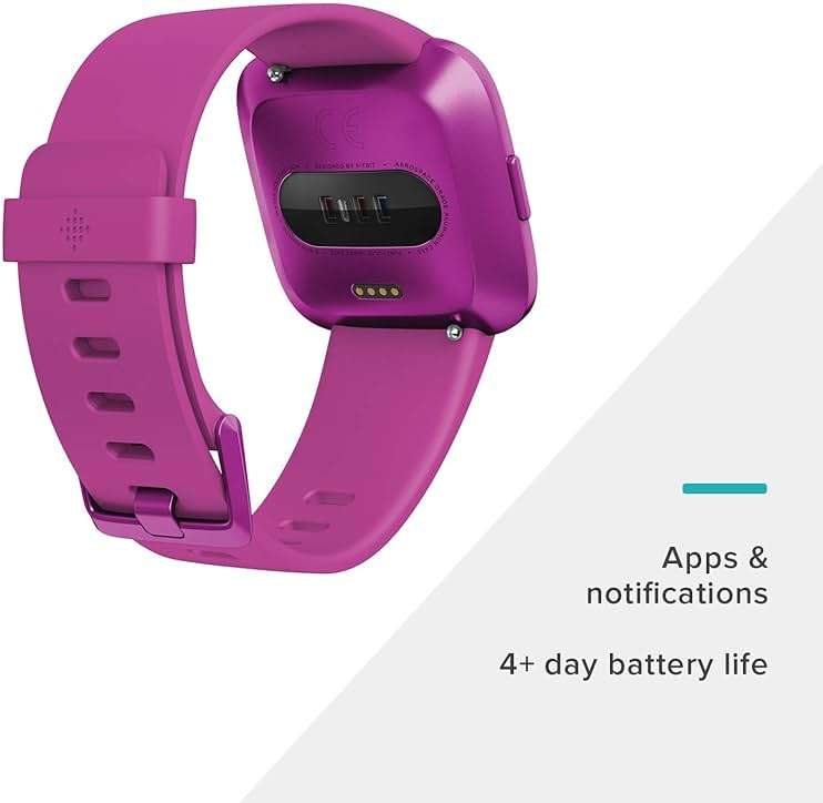 Fitbit Versa Lite Edition Smart Watch, One Size (S and L Bands Included), 1 Count - Image 4