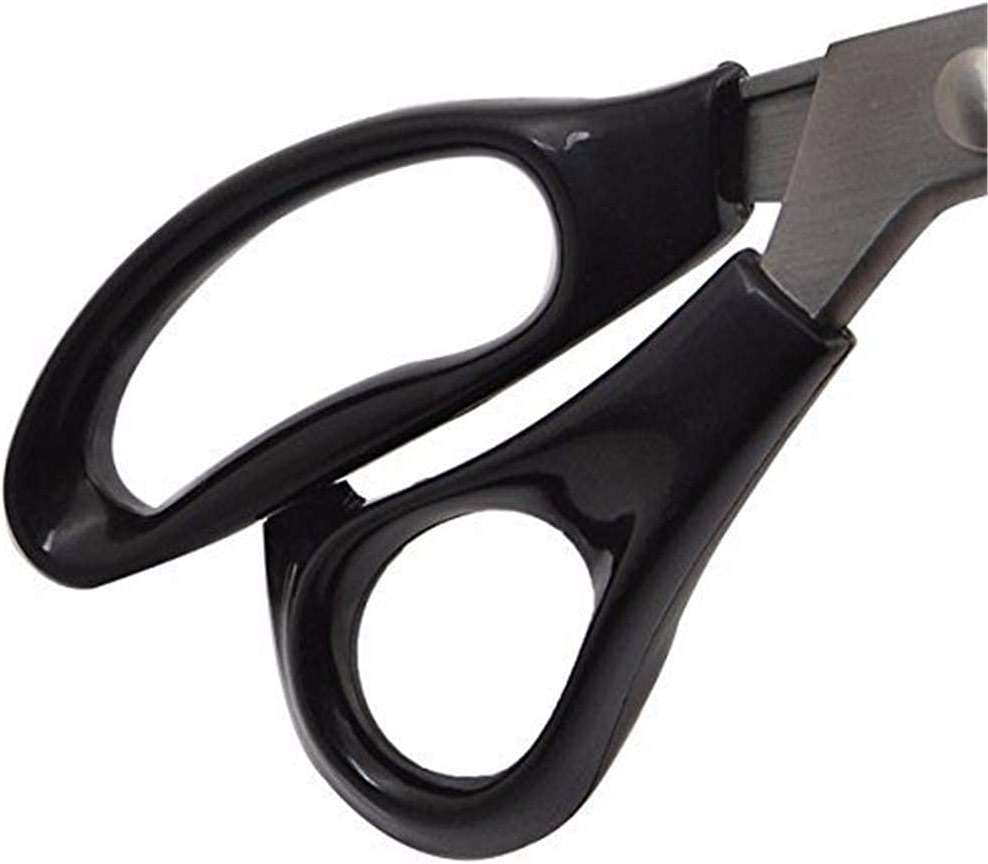 Professional Pinking Shears, Comfort Grip Handle Stainless Steel Dressmaking Scissors Sewing Art Craft Cut Tool, Serrated and Scalloped Blade Cutting Scissor for Fabric Decoration (Scalloped 3mm) - Image 5