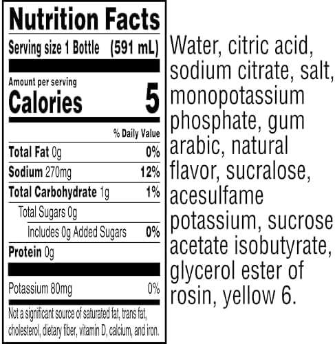 Gatorade Thirst Quencher Zero Sugar Sports Drink, Orange, 20oz Bottles, 8 Pack, Electrolytes for Rehydration - Image 2