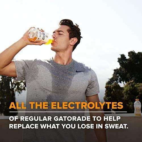 Gatorade Thirst Quencher Zero Sugar Sports Drink, Orange, 20oz Bottles, 8 Pack, Electrolytes for Rehydration - Image 3