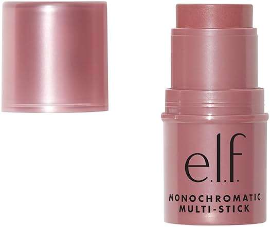 e.l.f., Monochromatic Multi Stick, Creamy, Lightweight, Versatile, Luxurious, Adds Shimmer, Easy To Use On The Go, Blends Effortlessly, Sparkling Rose, 0.17 Oz - Image 1