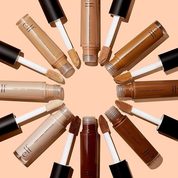 e.l.f. 16HR Camo Concealer, Full Coverage, Matte Finish Under-Eye & Blemish Corrector, Hydrating Formula, 16-Hour Crease-Resistant Wear, Medium Sand - Image 5