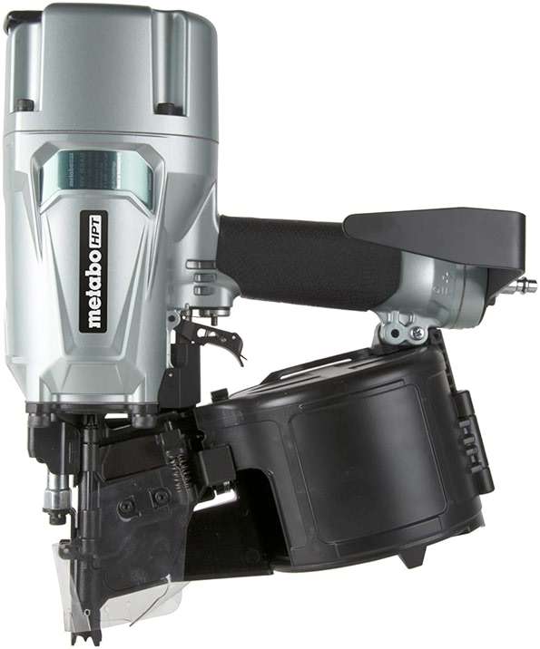 Metabo HPT Coil Framing Nailer | Pro Preferred Brand of Pneumatic Nailers | 15 Degree Magazine | Accepts 2-Inch up to 3-1/4-Inch Nails | Ideal for Wall Sheathing, Roof Decking, & Subflooring | NV83A5 - Image 1