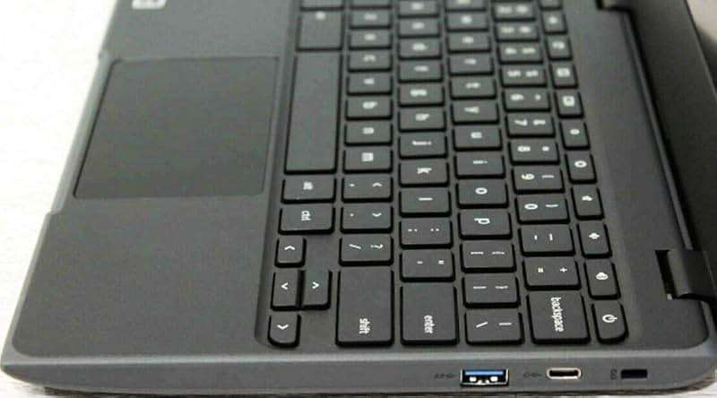 Lenovo 11.6in Chromebook, Intel Celeron N3350 Processor, 4GB RAM, 32GB eMMC SSD, WiFi, Bluetooth, Chrome OS (Renewed) - Image 5