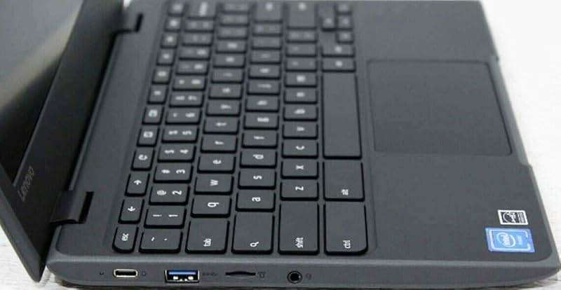 Lenovo 11.6in Chromebook, Intel Celeron N3350 Processor, 4GB RAM, 32GB eMMC SSD, WiFi, Bluetooth, Chrome OS (Renewed) - Image 6