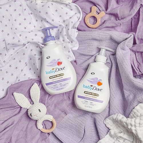 Baby Dove Sensitive Skin Care Baby Wash For a Calming Moisture Hypoallergenic and Tear-Free, Washes Away Bacteria, Chamomile, 13 Fl Oz - Image 6
